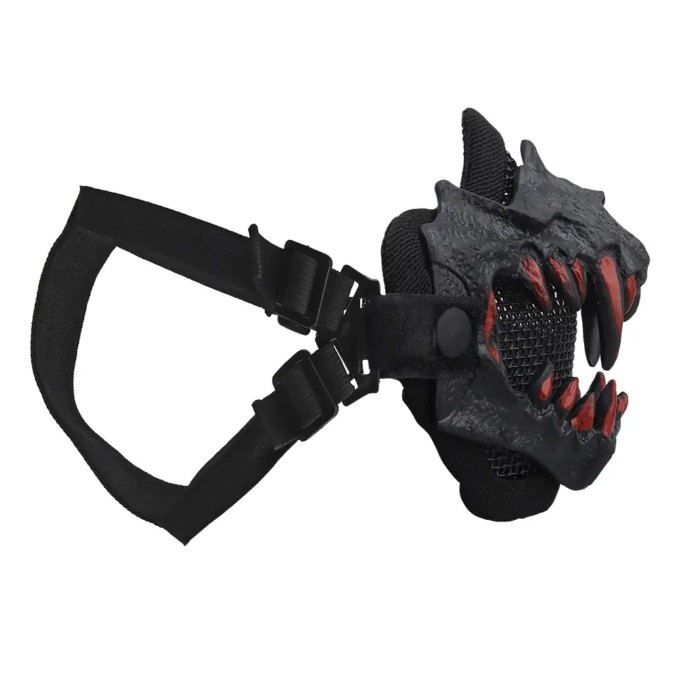 Маска для страйкбола WoSport Fangs Mask Black Фото 2